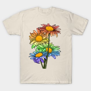 Daisies Rainbow T-Shirt